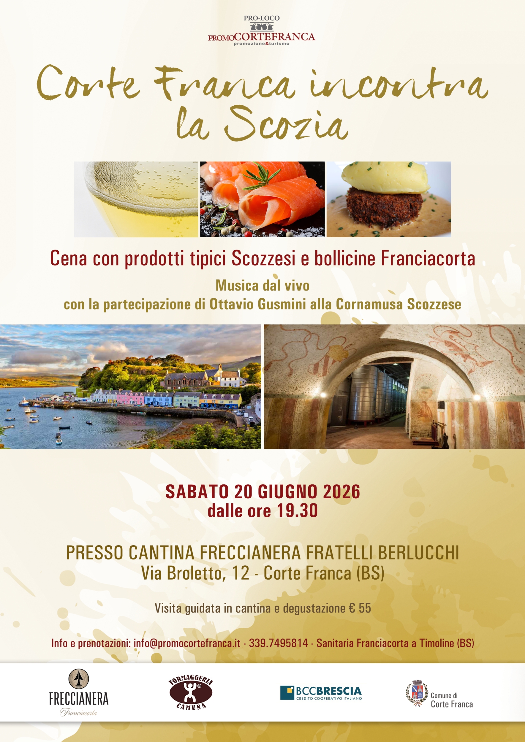 Corte Franca incontra la Scozia